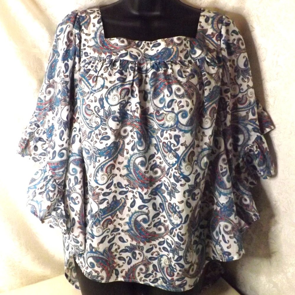 Terra & Sky Blouse- Women's 1X16W/18W